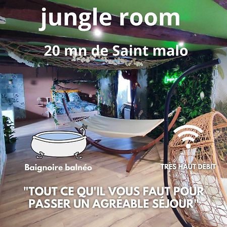 L'Evasion Jungle Lejlighed Saint-Pierre-de-Plesguen Eksteriør billede